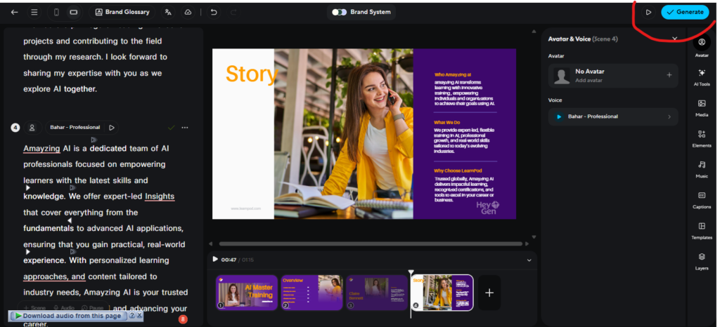 Generating Amayzing Ai Video