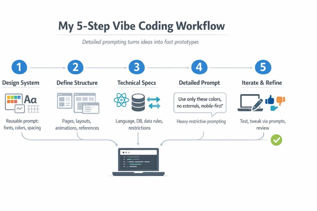 5 step vibe coding workflow